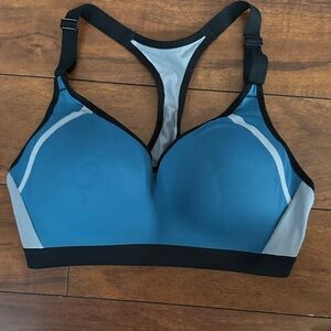 Victoria's Secret Blue and Black Sports Bra